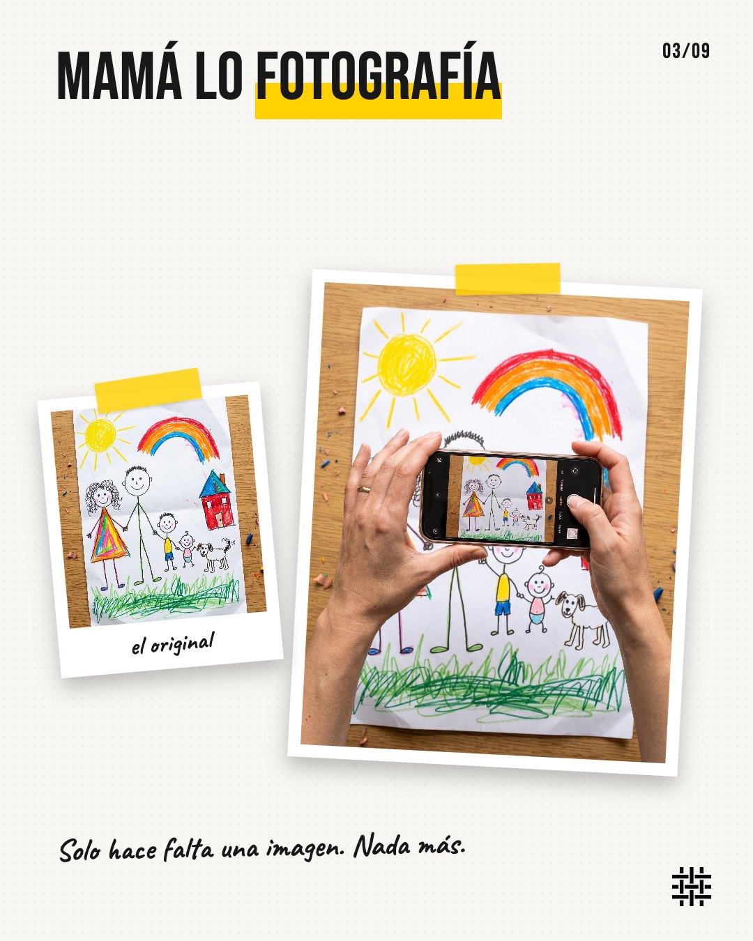 B3 · Mamá lo fotografía