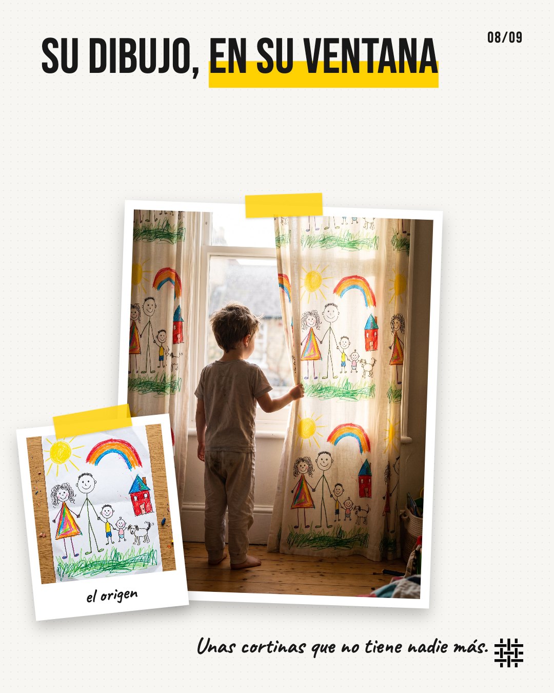 B8 · Su dibujo, en su ventana