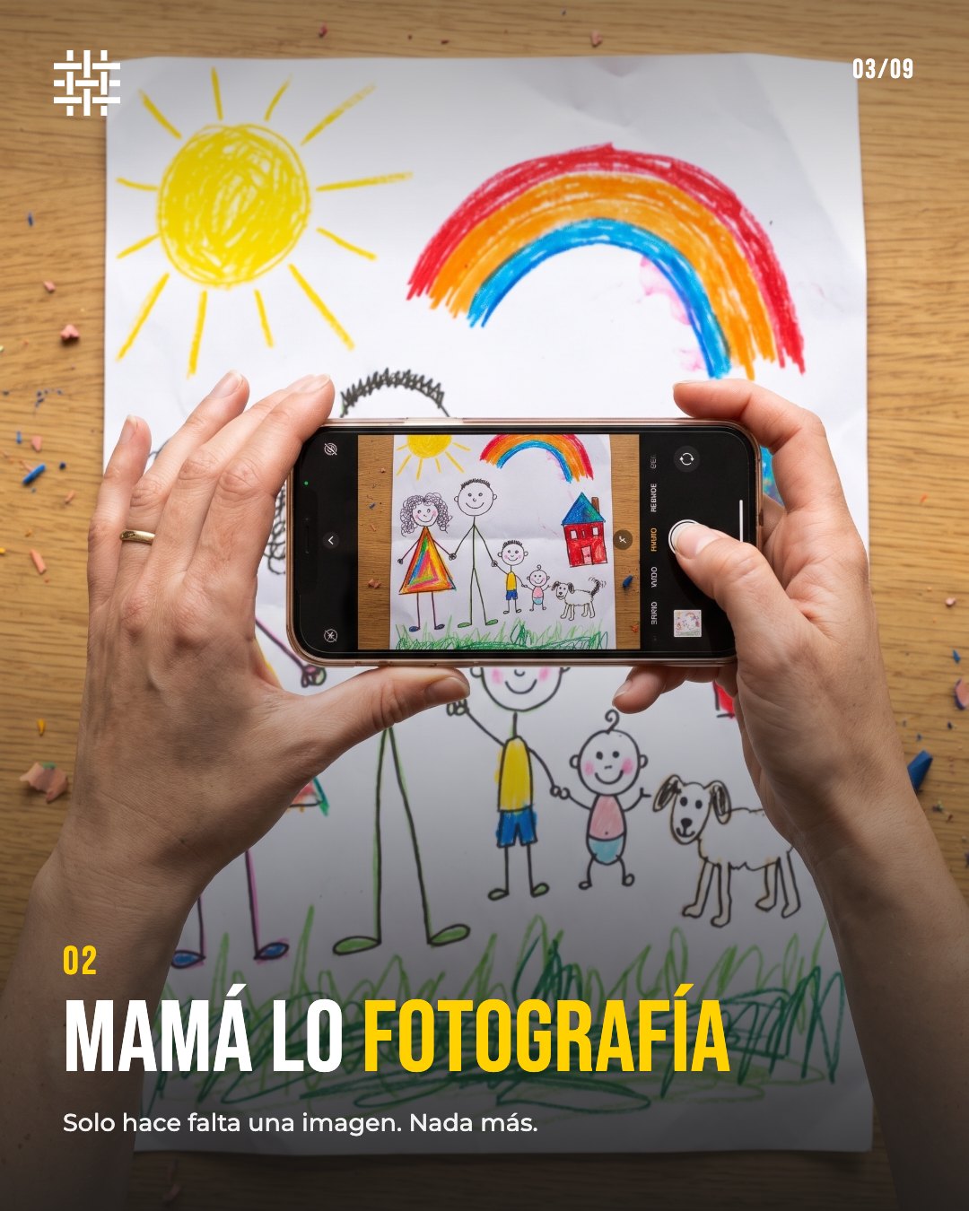 B3 · Mamá lo fotografía
