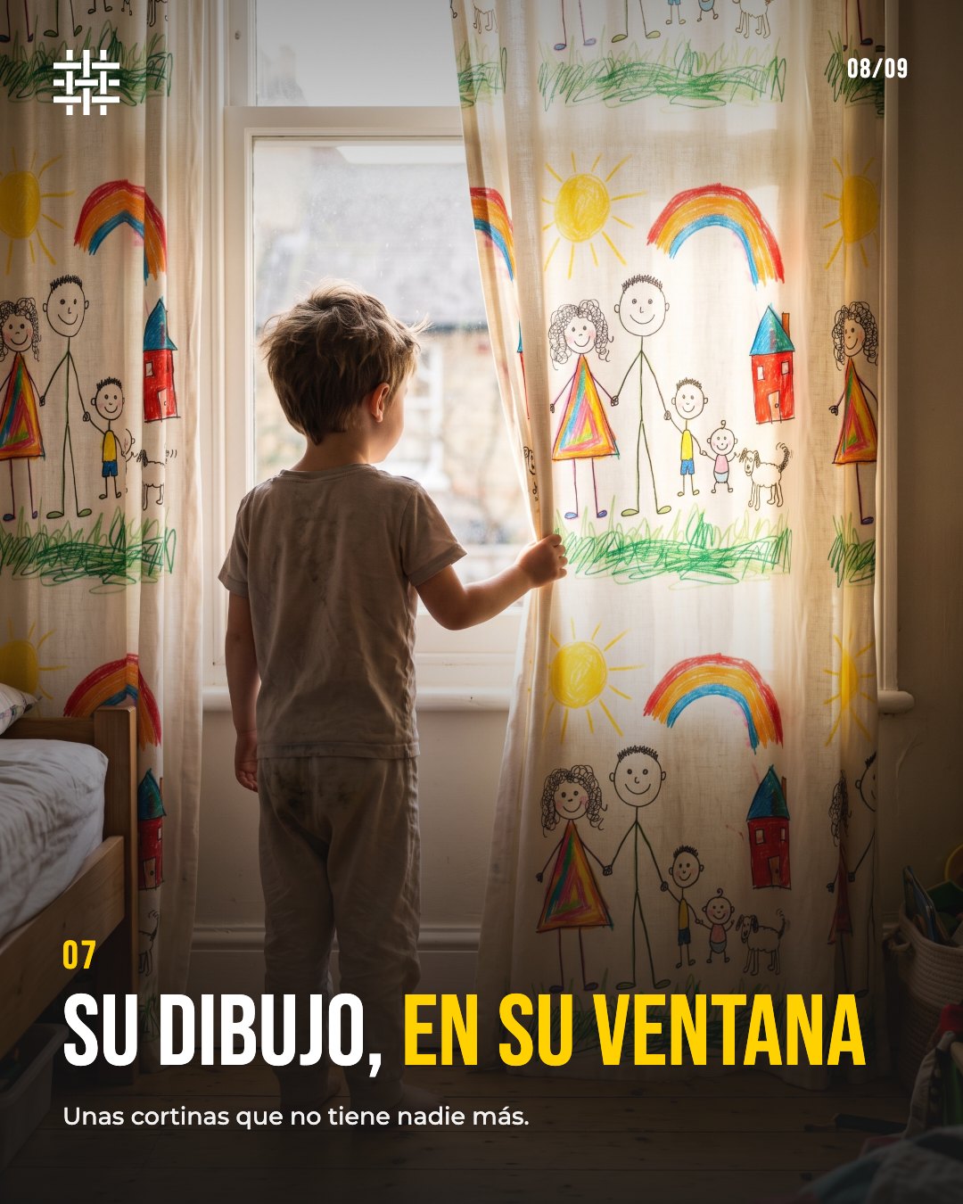 B8 · Su dibujo, en su ventana